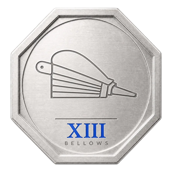 Bellows badge, locked