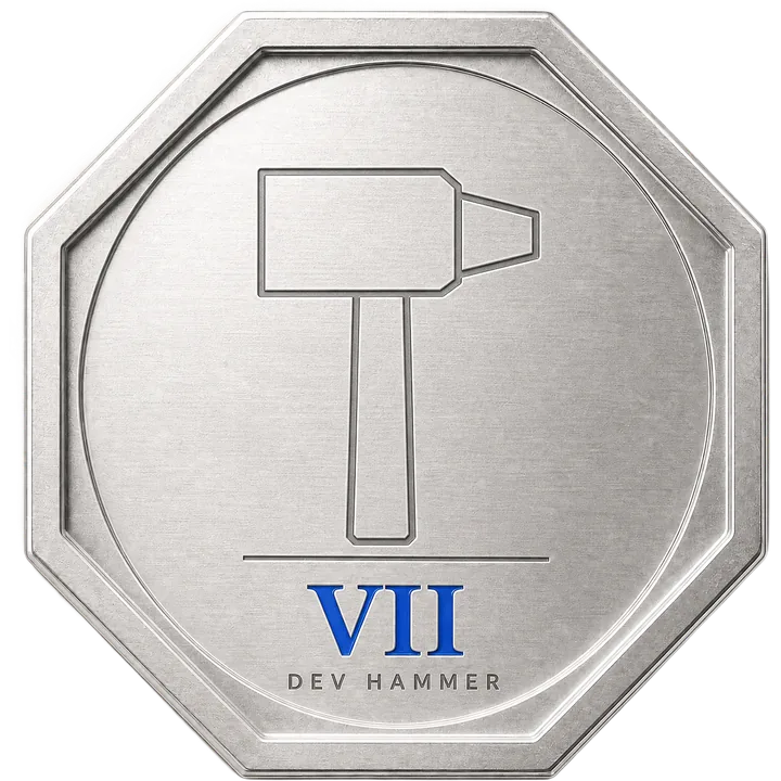 Dev Hammer badge, locked